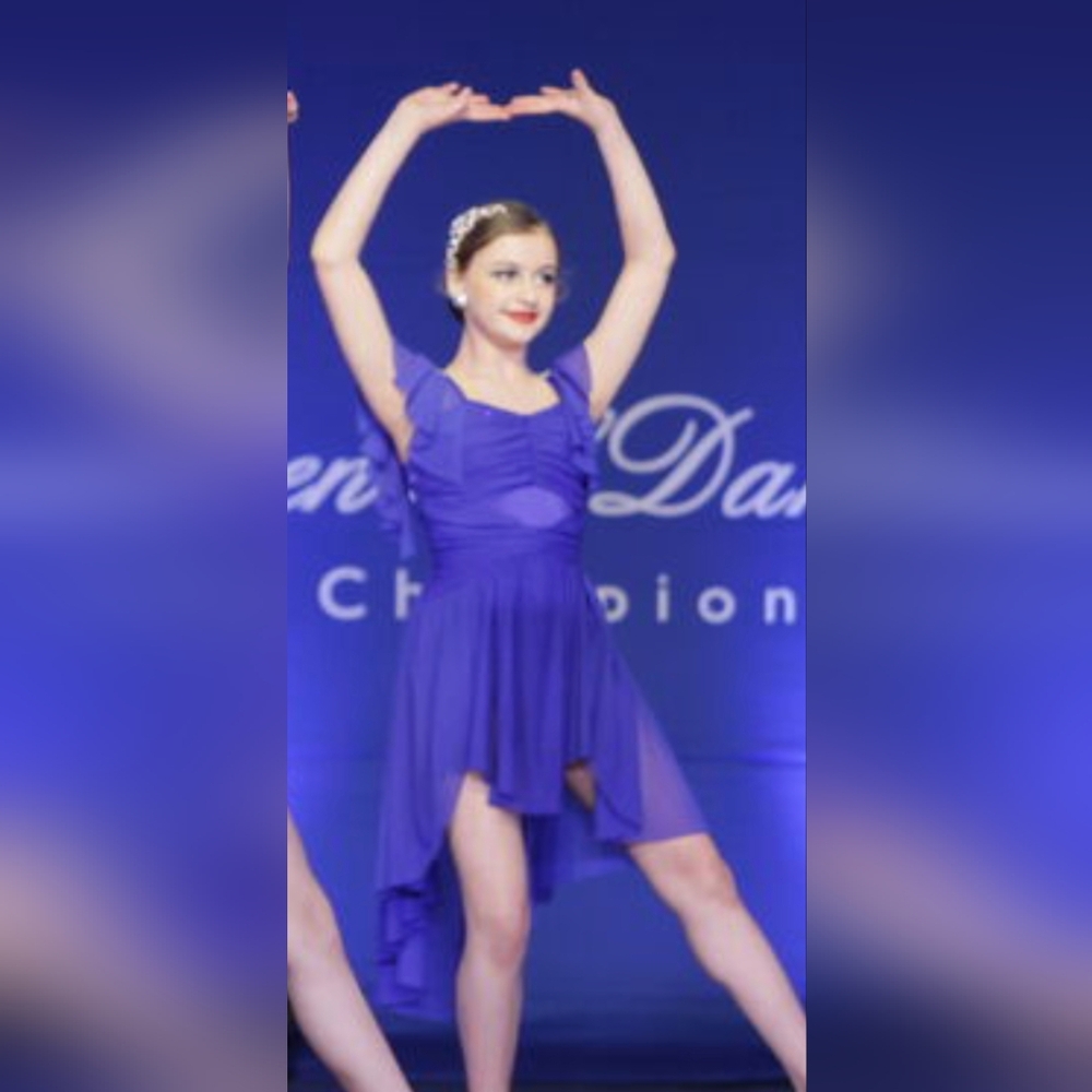 Weissman Elegant Blue Dance Dress